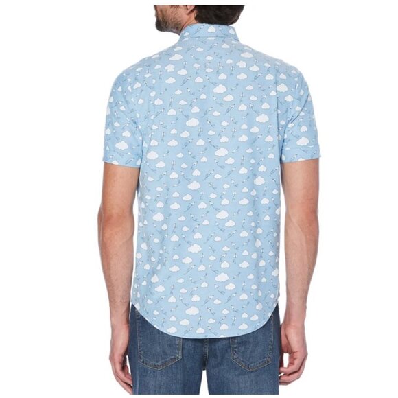 ORIGINAL PENGUIN Cloud Print Oxford Shirt - Picture 3 of 8